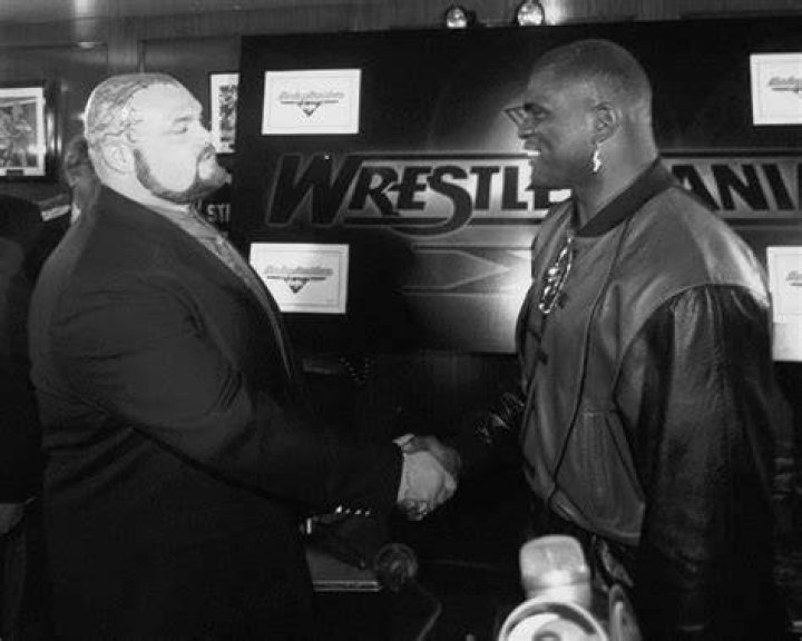 Bam Bam Bigelow Vs. Lawrence Taylor WrestleMania 11