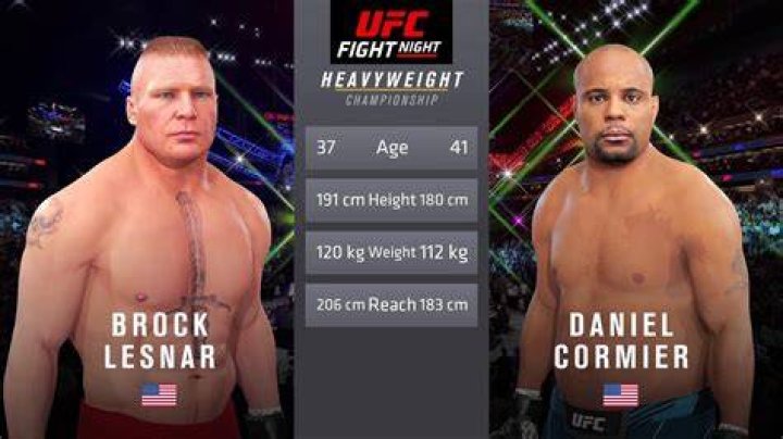 Brock Lesnar vs. Daniel Cormier