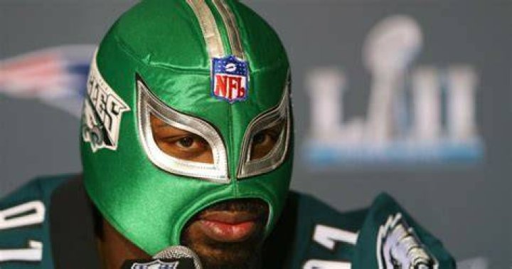 Eagles Player Dons Mask To Become World's Largest Luchador
