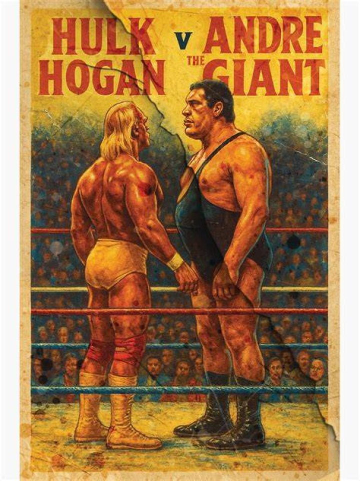 Hulk Hogan v Andre The Giant WrestleMania 3 Cropped
