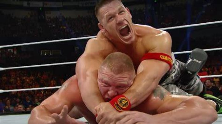 John Cena with an STF on Wade Barrett. 