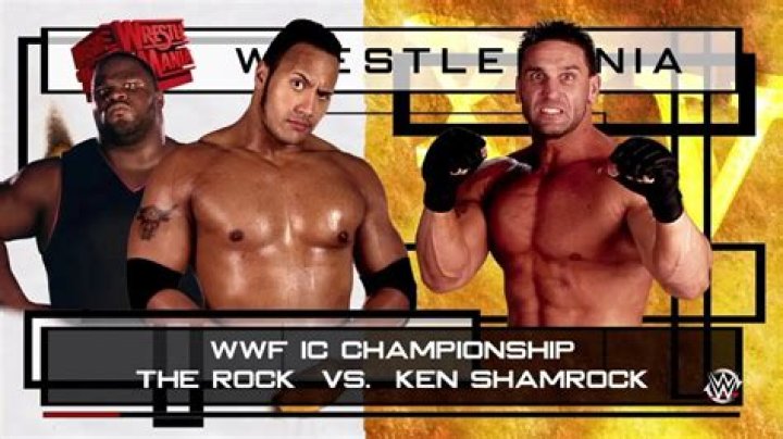 Ken Shamrock Vs The Rock WrestleMania 14