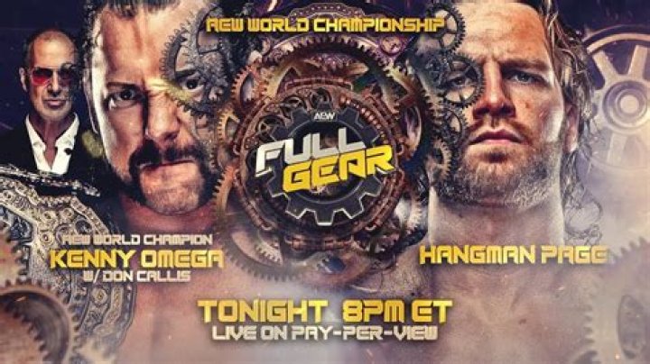 Kenny Omega vs Hangman Adam Page AEW Full Gear