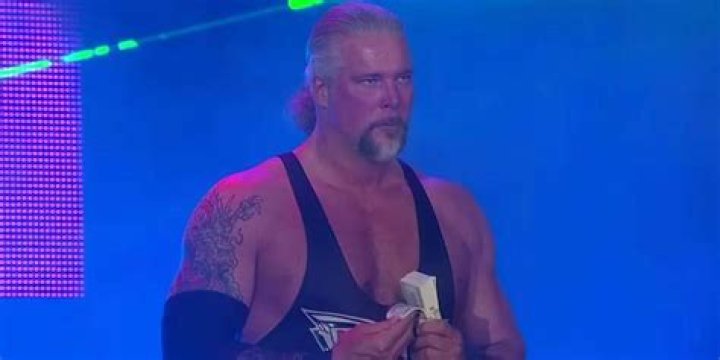 Kevin Nash makes his entrance on the Impact Wrestling stage in 2010
