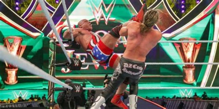 Kurt Angle v Dolph Ziggler Crown Jewel 2018 Cropped