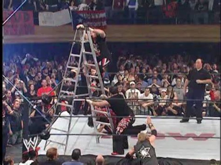 Mick Foley, Edge and Lita v Terry Funk, Tommy Dreamer and Beaulah One Night Stand 2006 Cropped