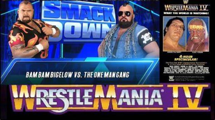 One Man Gang WrestleMania 4