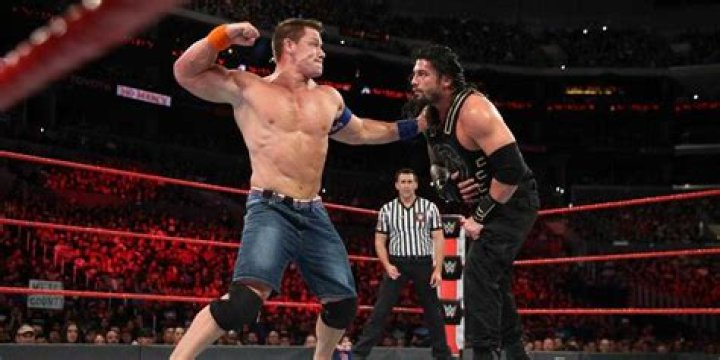 Roman Reigns v John Cena No Mercy 2017 Cropped