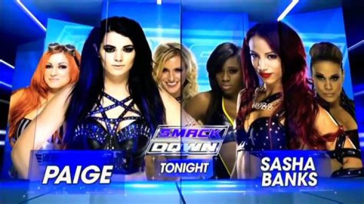 Sasha banks vs Paige