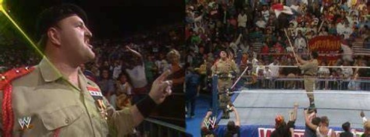 Sgt. Slaughter with General Adnan and The Iron Sheik