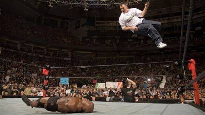 Shane McMahon Midair Executing Leap Of Faith