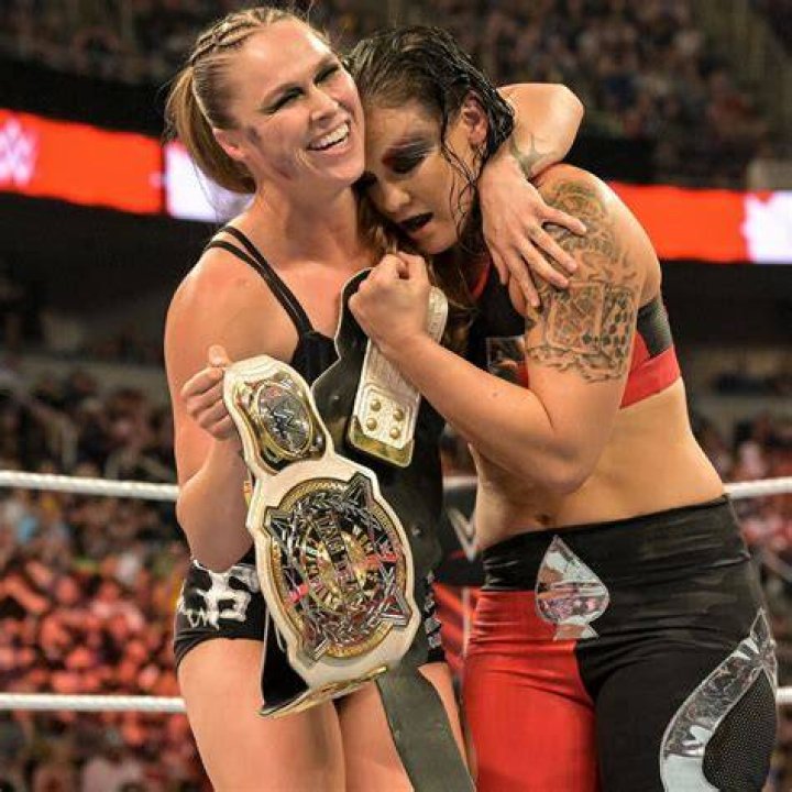 Shayna Baszler attacks Ronda Rousey Cropped