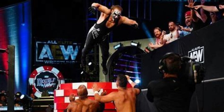 Sting Dives Onto Men Of The Year AEW Double Or Nothing