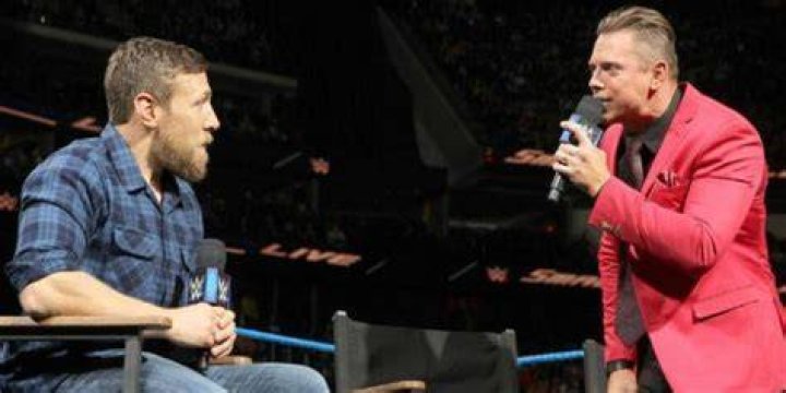 THe Miz And Daniel Bryan Talking Smack Cropped
