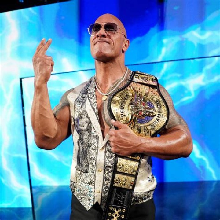 The Rock As WWE Champion on Raw 2013