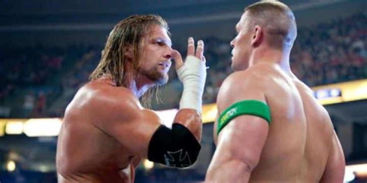 Triple H with John Cena in WWE