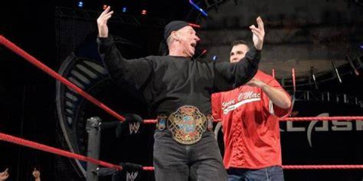 Vince McMahon as ECW Champion. 